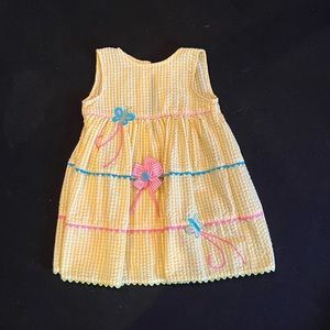 Yellow Butterfly Dress